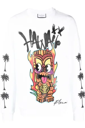 Philipp Plein Sweat à imprimé LS Hawaii