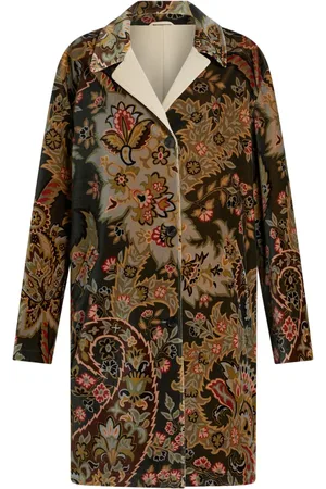 Etro Manteau à motif cachemire