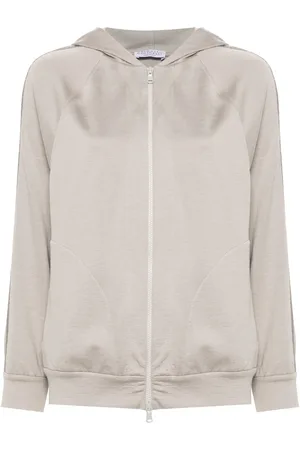 Brunello Cucinelli Veste à ornements métalliques