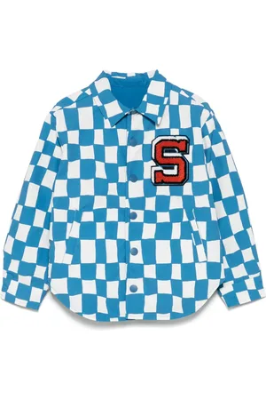 Stella McCartney Blazer à motif damier