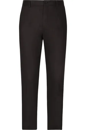 Dolce & Gabbana Pantalon en coton à coupe slim