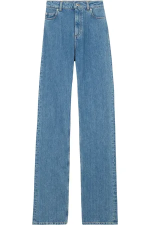 Burberry Jean droit à taille haute