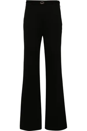 Twin-Set Pantalon droit à plaque logo
