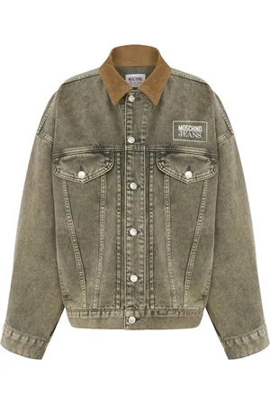 Moschino Veste en jean à logo imprimé