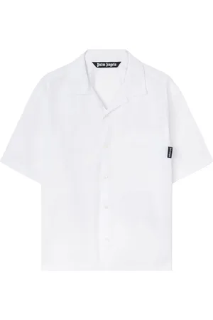 Palm Angels Chemise à logo incurvé