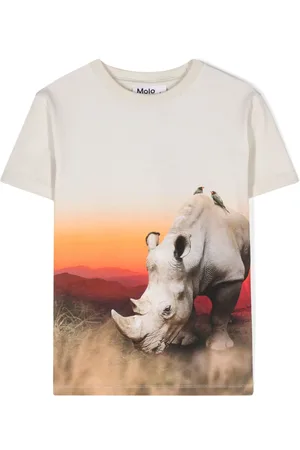 Molo T-shirt Roxo à imprimé graphique