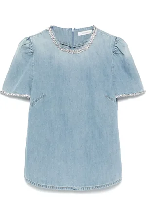 ZIMMERMANN Blouse Crush en jean