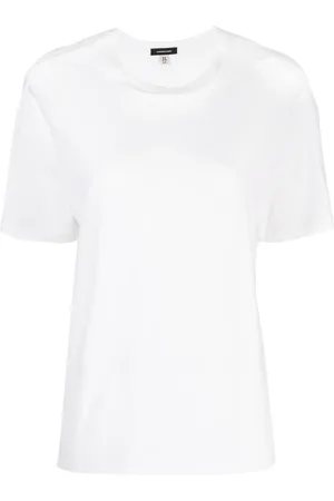 R13 T-shirt ample à col rond