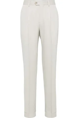 Brunello Cucinelli Pantalon à coupe droite