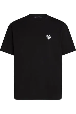 Karl Lagerfeld T-shirt à motif cœur