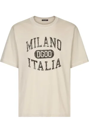 Dolce & Gabbana T-shirt en coton à logo DG imprimé