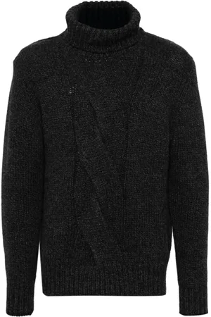 N.PEAL Pull en cachemire à tricot torsadé