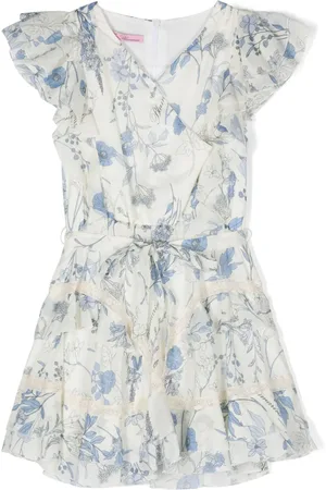MISS BLUMARINE Robe évasée à fleurs