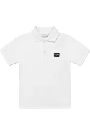 Dolce & Gabbana Polo en coton à logo appliqué