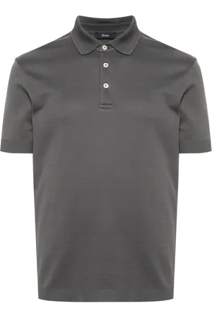 HERNO Polo en coton à boutonnière