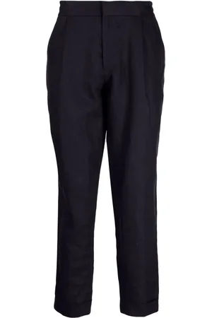 CHE Pantalon en lin à coupe droite
