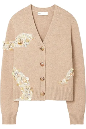 Tory Burch Cardigan en laine à ornements