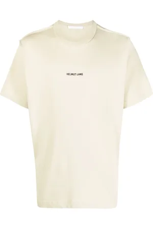 Helmut Lang T-shirt en coton à logo brodé