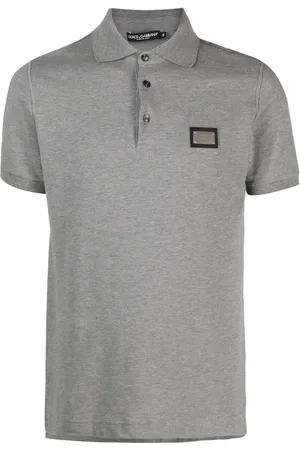 Dolce & Gabbana Polo en coton à plaque logo