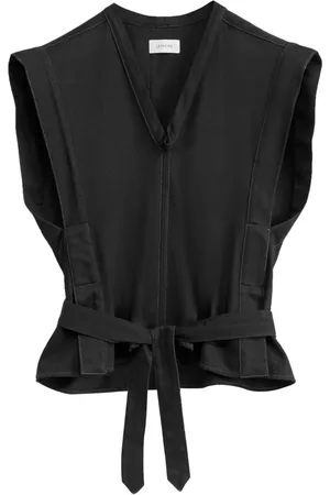 LEMAIRE Veste sans manches à fermeture nouée