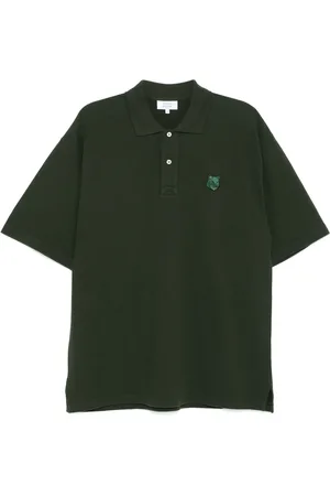Maison Kitsuné Polo à patch Bold Fox Head
