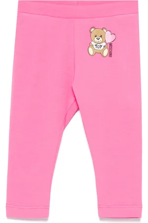 Moschino Legging en coton à imprimé ourson