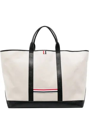 Thom Browne Sac cabas à détail tricolore