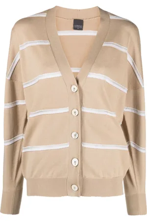 LORENA ANTONIAZZI Cardigan en maille à rayures