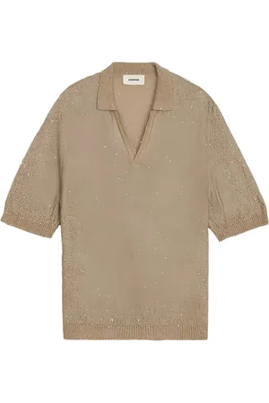 A PAPER KID Polo en maille fine