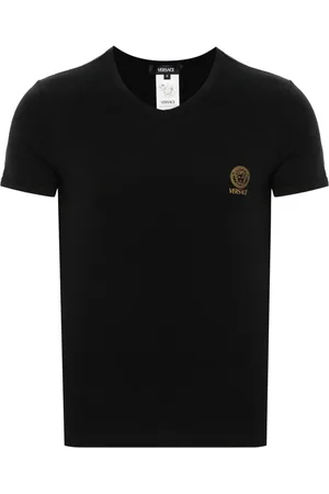 VERSACE T-shirt en coton à motif Medusa Head