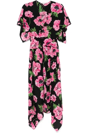 Stella McCartney Robe mi-longue à fleurs