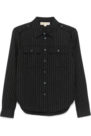 Michael Kors Chemise à fines rayures