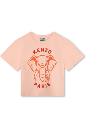 Kenzo T-shirt en coton biologique à broderies