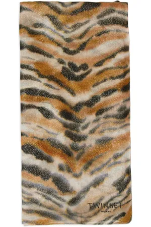 Twin-Set Foulard à imprimé léopard