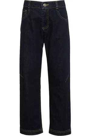 Etro Jean droit à coutures contrastantes