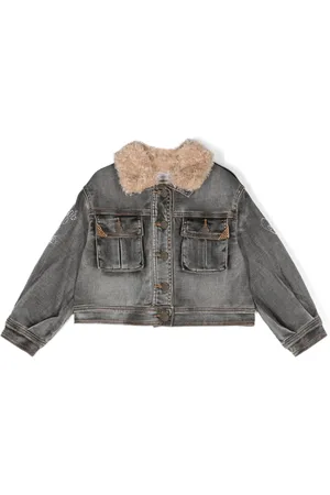 MONNALISA X Disney veste en jean à patch Lady