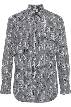 Karl Lagerfeld Chemise en coton à logo imprimé