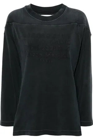 Maison Margiela Sweat en coton à numéro appliqué