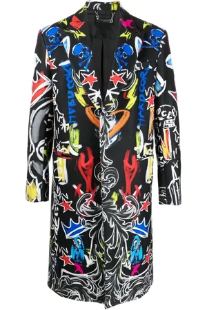 Philipp Plein Manteau Agnelli à simple boutonnage