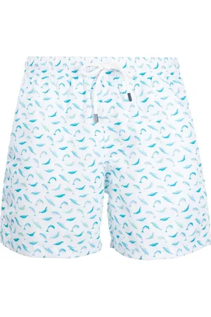FEDELI Short de bain à imprimé dauphin