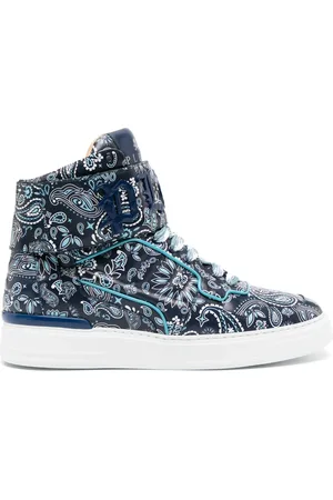 Philipp Plein Baskets montantes à motif cachemire
