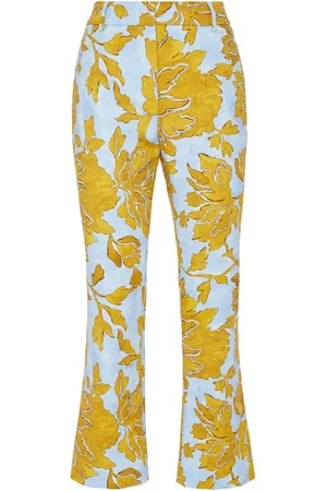 La DoubleJ Pantalon court 27/7 à fleurs