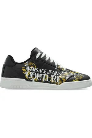 VERSACE Baskets à logo brodé
