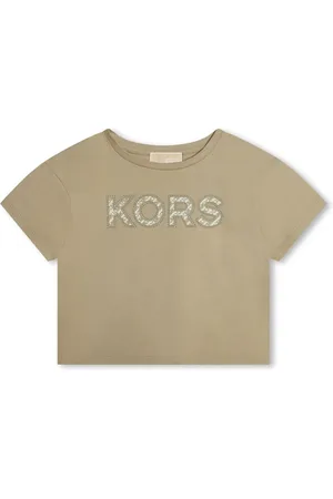 Michael Kors T-shirt en coton biologique à logo appliqué