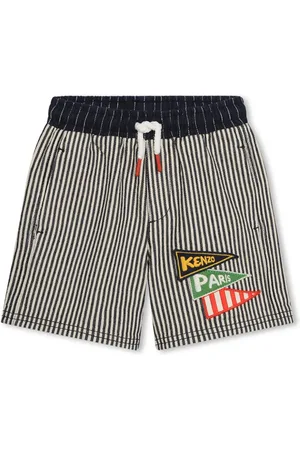 Kenzo Short en coton à logo appliqué