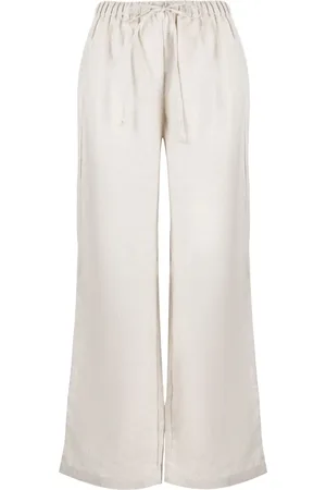 Reformation Pantalon en lin Olina à coupe droite