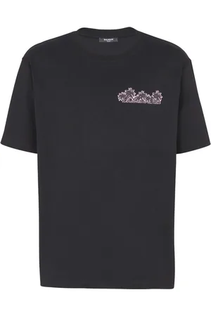 Balmain T-shirt en coton à imprimé Club