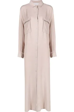 Fabiana Filippi Robe-chemise à fente latérale