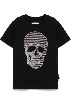 Philipp Plein T-shirt à motif tête de mort