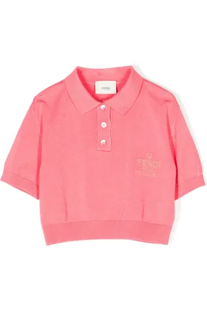 Fendi Polo à logo imprimé
